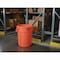 Rubbermaid Commercial Brute Round Containers, 32 gal, Orange 2119308 - alternate 3